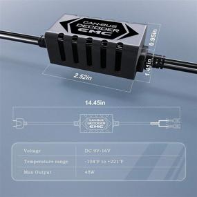 img 2 attached to 🔧 H13 9008 HIKARI ПАРА светодиодный комплект конверсии: Canbus Ошибка бесплатно и анти мерцание резистор Декодер