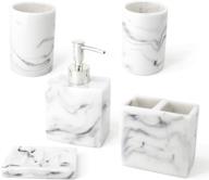 🛁 enhance your bathroom with a stylish 5pcs grey accessory set logo