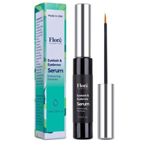 img 3 attached to 💪 USA Made Premium Eyelash and Eyebrow Growth Serum, Enhancer for Longer, Fuller, Thicker Lashes & Brows - Lash Boost Serum (0.3 Oz)