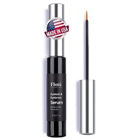 img 4 attached to 💪 USA Made Premium Eyelash and Eyebrow Growth Serum, Enhancer for Longer, Fuller, Thicker Lashes & Brows - Lash Boost Serum (0.3 Oz)