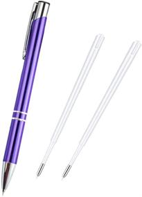 img 3 attached to Efficient Air Release Weeding Tool Pin Pen: Remove Bubbles, Vinyl Weeding with 2 Refills (Purple, 2 Refills)