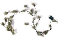 🎄 enhance your holiday decor: joiedomi 6 ft. smokey pine christmas garland pre-lit with 50 clear lights for home & office logo