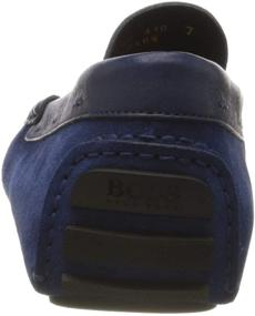 img 2 attached to 👞 Premium BOSS Mens Navy Blue Mocassins: Stylish Comfort for the Modern Man