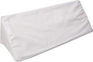 🛏️ подушка из пены hermell foam bed wedge: превосходная поддержка для боковых спящих (белая) логотип