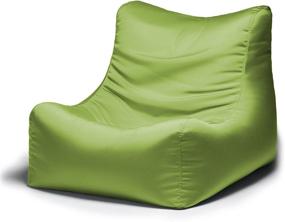 img 3 attached to 🪑 Experience Ultimate Comfort with Jaxx Ponce Outdoor Bean Bag Chair in Lime