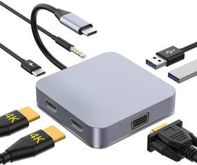 img 4 attached to Thunderbolt 3 Docking 💻 Station, 7-in-1 with USB C Connectivity