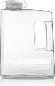 img 2 attached to 🥤 Clear Gallon Refrigerator Bottle by Arrow Home Products