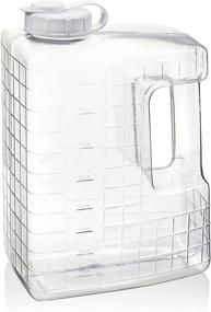 img 1 attached to 🥤 Clear Gallon Refrigerator Bottle by Arrow Home Products