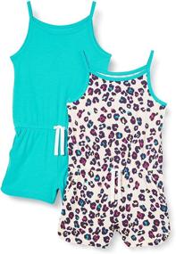 img 4 attached to 👧 2-Pack Knit Romper for Girls by Amazon Essentials