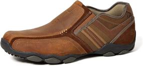 img 4 attached to Мужская обувь Skechers Diameter Zinroy Slip Loafer Leather: сочетание комфорта и стиля