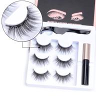 naisier magnetic eyelashes kit with 3 pairs of eyelashes, magnetic eyeliner kit logo