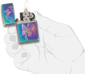 img 1 attached to 🦋 Пламя на: Зажигалки Zippo с бабочкой для безупречной элегантности.