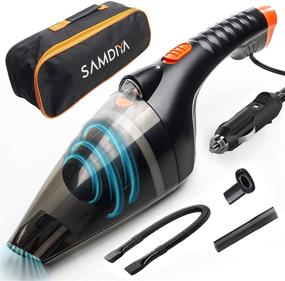 img 4 attached to 💨 Powerful 106-watt Portable Car Vacuum Cleaner: Dry Wet Vac with High Power Auto Accessories Kit for Car and Home Cleaning