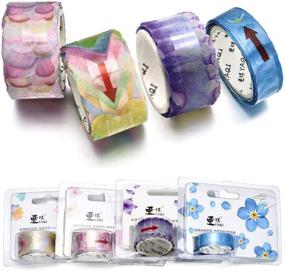 img 3 attached to 🌸 200 Petals/Roll Decorative Decals - Creative Flower Petal Washi Tape for Scrapbooking, Diary, Bullet Journal, Planner - Masking Tape DIY Petal Stickers