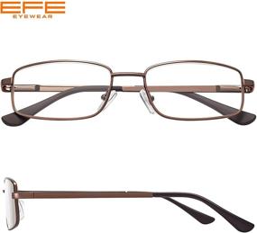 img 2 attached to 👓 EFE Mixcolor Reading Glasses 4 Pack - Lightweight Stylish Eyeglasses, Unisex Readers (3.0 Power)