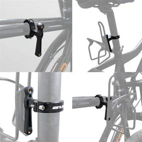 img 1 attached to 🚲 GUB Aluminium Alloy Bike Bottle Cage Adapter with Plastic Handlebar Water Bottle Holder Adapter