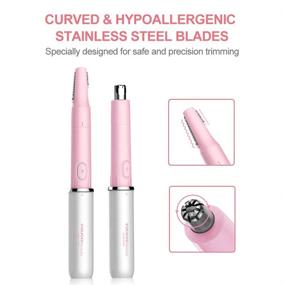 img 3 attached to 💇 TOUCHBeauty Hair Trimmer: All-in-One Hair Remover for Face, Eyebrow, Nose, Ear, and Body Hair Trimming - Upgraded Version for Women & Men