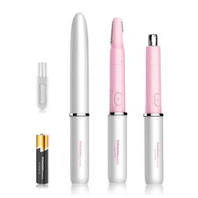 img 4 attached to 💇 TOUCHBeauty Hair Trimmer: All-in-One Hair Remover for Face, Eyebrow, Nose, Ear, and Body Hair Trimming - Upgraded Version for Women & Men