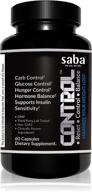 saba control - 24/7 non-stimulant weight management to optimize metabolism, burn fat, maintain healthy blood, balance hormones, & promote weight loss - 60 vegan caps logo