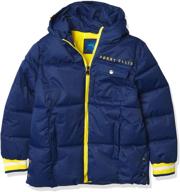 perry ellis little solid puffer boys' clothing and jackets & coats logo