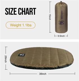 img 3 attached to 🐾 Ultimate Outdoor Travel Dog Bed: Portable Camping Mats for Medium Small Dogs - Waterproof & Reversible by OneTigris