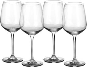 img 4 attached to 🍷 All-Purpose Wine Glasses: Amlong Crystal, Set of 4 - 17oz - Best Value!