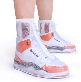 img 4 attached to 🌧️ ARUNNERS Rain Shoe Covers: Stay Dry in Style and Comfort!