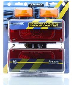 img 1 attached to 🚛 Optronics TL36RK Trailer Light Kit: Waterproof TL-36RK in Red - Ultimate Protection for Your Trailer!