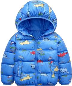 img 4 attached to 🧥 Warm and Windproof Baby Boy Winter Jacket: Down & Cotton Coats with Cute Prints