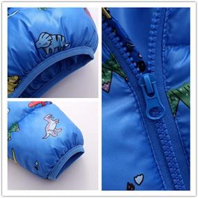 img 1 attached to 🧥 Warm and Windproof Baby Boy Winter Jacket: Down & Cotton Coats with Cute Prints