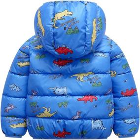 img 3 attached to 🧥 Warm and Windproof Baby Boy Winter Jacket: Down & Cotton Coats with Cute Prints