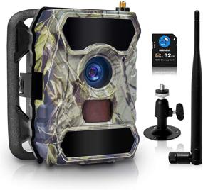 img 4 attached to 📸 2021 CREATIVE XP LTE 4G Cellular Trail Cameras – Outdoor WiFi Full HD Wild Game Camera with Night Vision for Deer Hunting and Security - Wireless Waterproof and Motion Activated – Includes 32GB SD Card (Pack of 3)