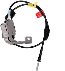 img 1 attached to 🔌 6L3Z-18264A26-A Rear Door Latch Cable - Right Side for 1997-2004 Ford F250 F150 Heritage Extended Cab