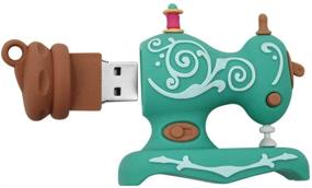 img 2 attached to Aneew 16GB Pendrive: Vintage Sewing Machine Model USB Flash Drive - Ideal Students Gift