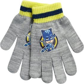 img 1 attached to 🧤 Stay Warm with PJ Masks Boys' Winter Gloves: 4 Pack of Gloves and Mittens for Toddlers and Little Boys