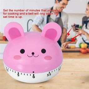 img 2 attached to 🐰 Pink Rabbit Kitchen Timer: Compact Digital Cooking Timer with Loud Alarm & Cute Animal Design