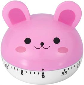 img 4 attached to 🐰 Pink Rabbit Kitchen Timer: Compact Digital Cooking Timer with Loud Alarm & Cute Animal Design