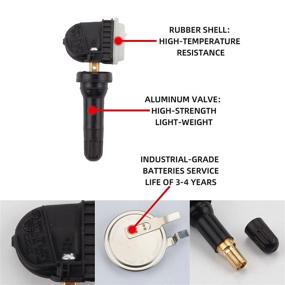 img 2 attached to 🔧 DASBECAN F2GZ-1A189-A TPMS-сенсор 315МГц | Ford F150 Lincoln 2015-2020 | Заменяет F2GT-1A180-AB TPMS-35