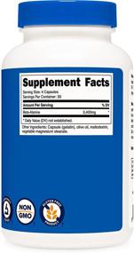 img 1 attached to Nutricost 3400mg Beta-Alanine Capsules (120 Caps, 30 Servings) - Powerful Beta Alanine, Gluten-Free & Non-GMO, 850mg Per Capsule