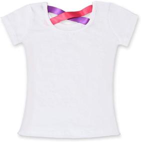 img 3 attached to 🦄 Cotton Unicorn T Shirt Printing: Girls' Clothing for Trendy Tops, Tees & Blouses by TTYAOVO