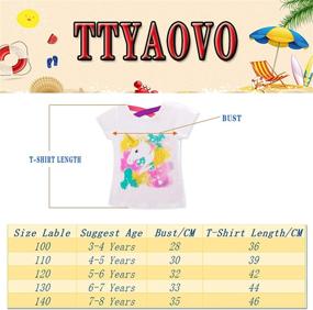 img 1 attached to 🦄 Cotton Unicorn T Shirt Printing: Girls' Clothing for Trendy Tops, Tees & Blouses by TTYAOVO