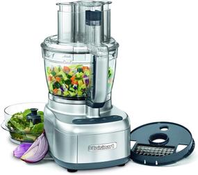 img 1 attached to 🍽️ Cuisinart FP-13DSV Elemental 13 Cup Food Processor and Dicing Kit in Silver: Efficient Kitchen Appliance for Precise Chopping and Dicing