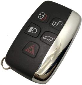 img 4 attached to Чехол для ключа Range Rover Keyless Remote Entry Key Fob - совместимый заменяемый корпус для смарт-ключа автомобиля.