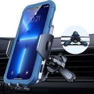 andobil car vent phone holder with 2 ultra stable clips | hands-free universal air vent phone mount for car | anti-slip vent clip car phone holder | compatible with iphone 13, 12 pro max, samsung s21, and all phones logo