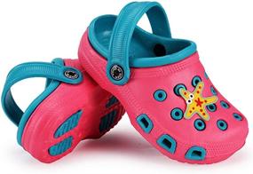 img 2 attached to 👣 Quirky KaKaKiKi Sandal: Comfy Cartoon Slipper for Toddlers, Boys, and Girls - Lightweight Garden Shoes with Backstrap, Perfect for Summer Water, Beach, and Pool Activities