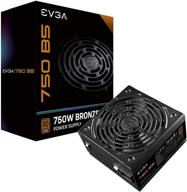 💪 блок питания evga 750 b5: 80 plus bronze, 750 вт, полностью модульный с 5-летней гарантией логотип