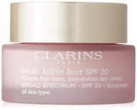 clarins multi-active day cream: protect & revitalize your skin with spf 20- all skin types logo