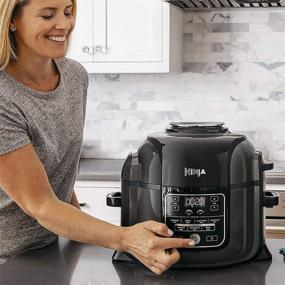 img 1 attached to NINJA OP301 Foodi 9-in-1 Pressure, Slow Cooker, Air Fryer - 6.5 Quart Capacity, High Gloss Finish (Renewed)