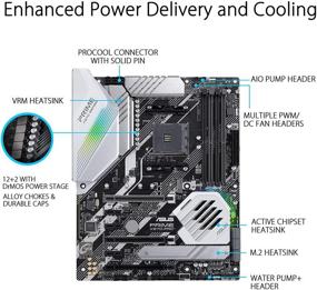 img 3 attached to ASUS Prime X570-Pro AM4 Zen 3 Ryzen 5000 & 3rd Gen 🖥️ Ryzen ATX Motherboard: PCIe Gen4, Dual M.2 HDMI, SATA 6GB/s, USB 3.2 Gen 2-Optimized