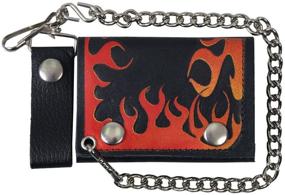 img 2 attached to 🔥 Hot Leathers WLB1003 BLACK Biker Wallet